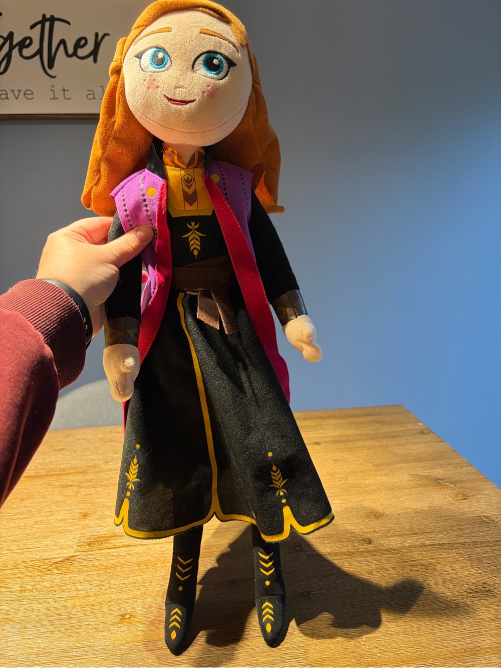 Disney Frozen 2 - Anna Plush Doll soft 24” - sings and plays music